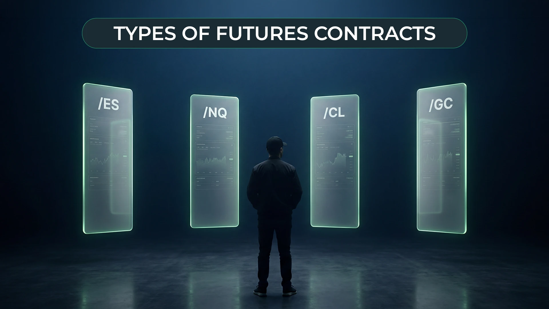 Graphic showing major futures contract types.